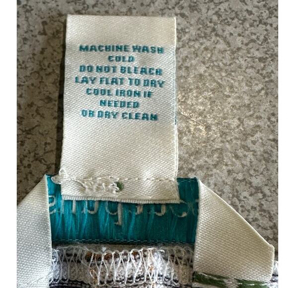 Sundance Sz S 100% Linen Striped Boat Neck Top Brown Elbow Patch Long Sleeve - Picture 4 of 8